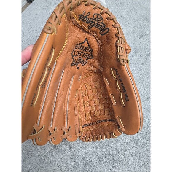 Rawlings Select Series Baseball Glove SS125 12 1/2 Inch Right Hand Throw, EUC - Picture 4 of 8
